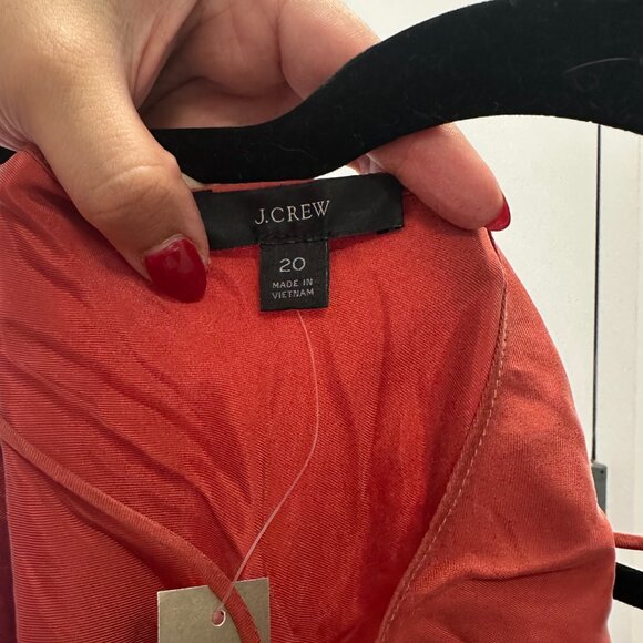 JCREW GWYNETH RUST SHORT DRESS- 20 - Picture 4 of 4